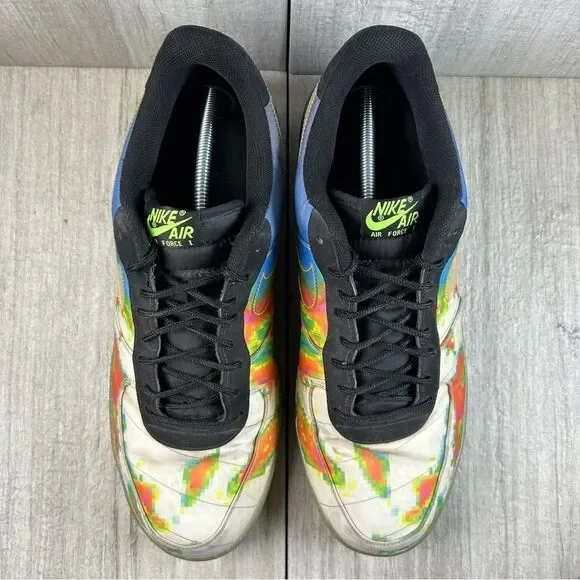 RARE Nike Air Force 1 Comfort PRM Weatherman Sneaker 599457-100 Mens Size 14